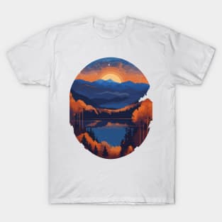 Smoky mountain silhouette T-Shirt